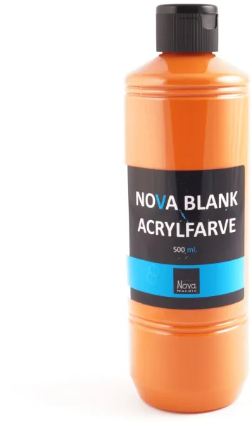 Nova farba akrylowa błyszcząca 500 ml. Pomarańczowa