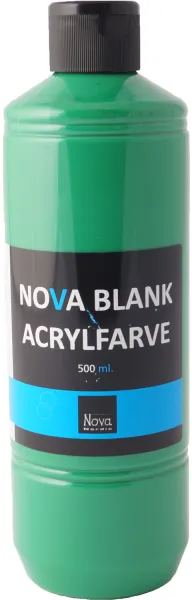Nova farba akrylowa błyszcząca 500 ml. Zielona