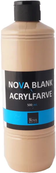 Nova farba akrylowa błyszcząca 500 ml. Skóra/Beż