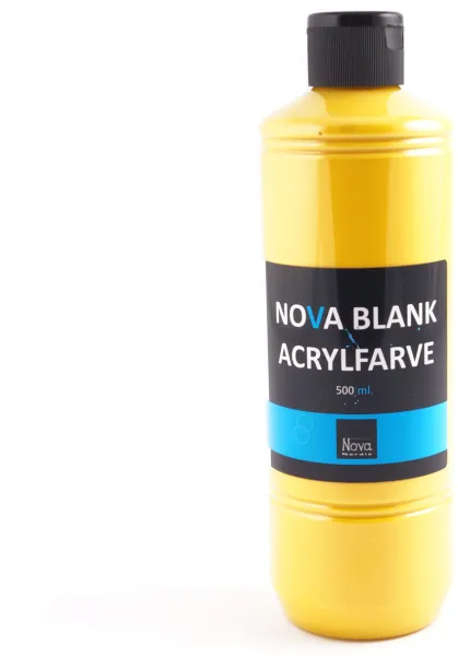 Nova farba akrylowa błyszcząca 500 ml. Słoneczny żółty