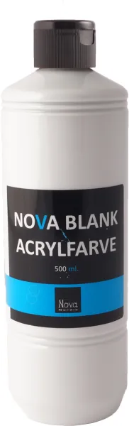 Nova farba akrylowa błyszcząca 500 ml. Biała
