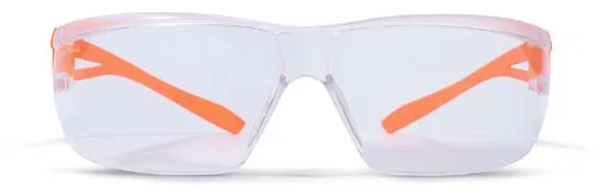 Zekler Okulary ochronne przezroczyste 36 Hi-Vis pomarańczowe