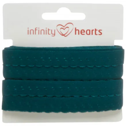 Infinity Hearts Koronka Poliamid 20mm 369 Petrol - 5m