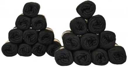 Mayflower Cotton 8/4 Zestaw włóczek Jednokolorowy 1443 Czarny - 20 szt. - Mayflower Cotton 8/4 Zestaw włóczek Jednokolorowy 1443 Czarny - 20 szt.