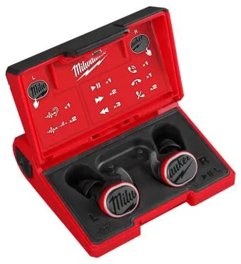 Ochronniki słuchu Milwaukee z Bluetooth L4 RLEPB-301 - Ładowalne