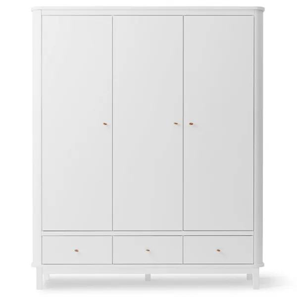 Oliver Furniture Wood Szafa 3 Drzwiowa Biała