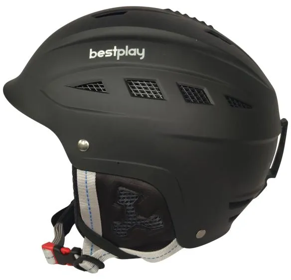 Bestplay Kask narciarski czarny 54-56cm